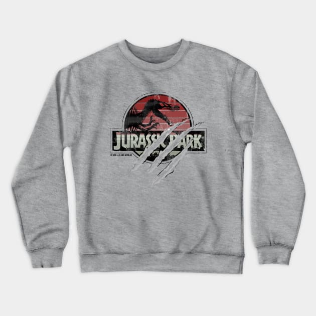 The Lost World Jurassic Claw Slash Crewneck Sweatshirt by Jurassic Merch